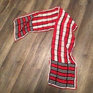 Vintage Vera Neumann geometric rectangle scarf